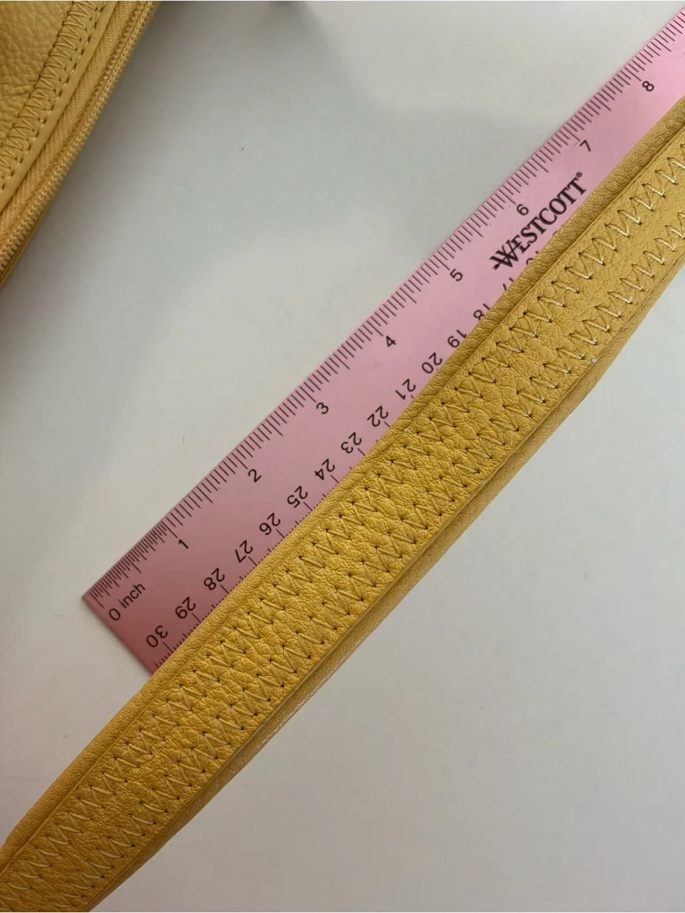 The Sak Mustard Yellow Pebbled Leather Shoulder Bag Y2K